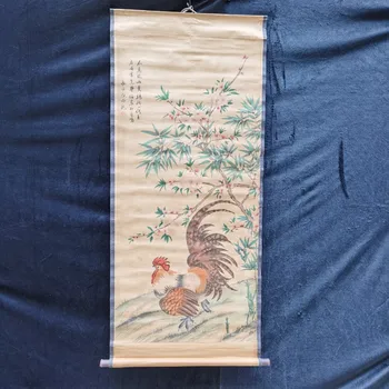Коллекция каллиграфии и живописи Ян Байлонга, ручная роспись петуха